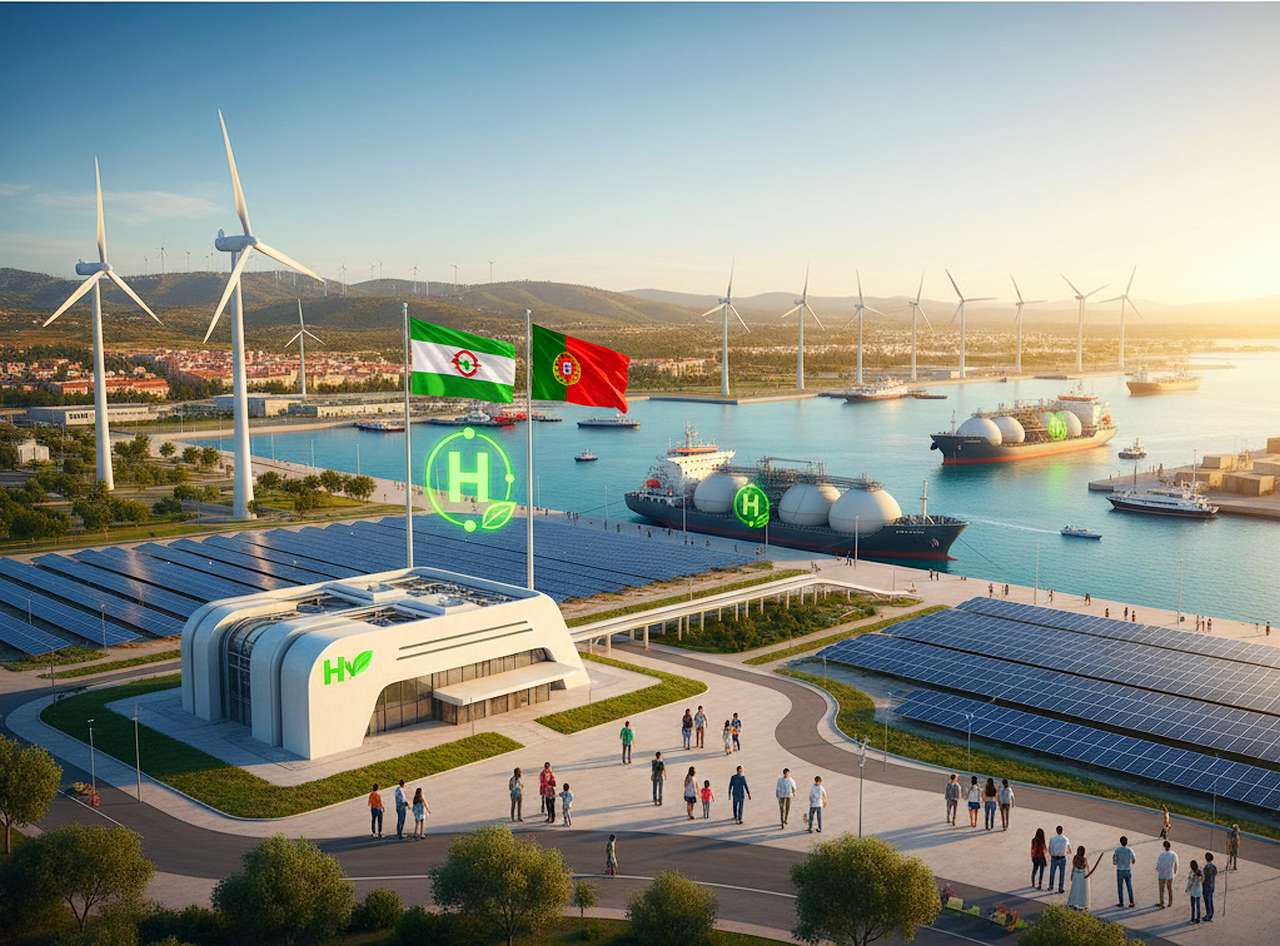 Andalucía, en colaboración con Portugal, ha puesto en marcha un ambicioso plan, el proyecto COMPiTE, para consolidar el hidrógeno verde como el pilar de la descarbonización en el sur de Europa.